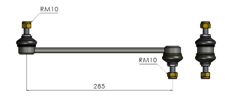 BIELETA TOYOTA COROLLA 02/… - RAV 4 01/… / CHERY TIGGO 08/… // DELANTERA