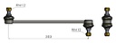 BIELETA CHEVROLET ASTRA 99/… - ZAFIRA 99/… CRUZE I 10/… - VOLT 11/… / NISSAN FRONTIER 2011--&gt; // DELANTERA