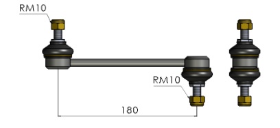 BIELETA ALFA ROMEO 156 98/07 - 147 02/10 - GT 05/11 // TRASERA
