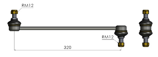 BIELETA CITROEN C5 02/05 - XANTIA 93/… // DELANTERA