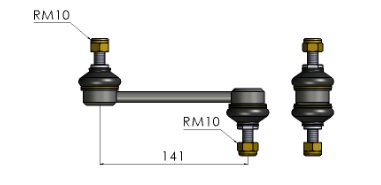BIELETA CITROEN C5 02/07 - C6 06/09 // TRASERA