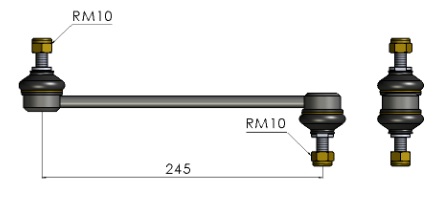 BIELETA FORD FOCUS - ORION 93/...MONDEO - KA 97/… FIESTA 94/... - ESCORT 94/… // DELANTERA
