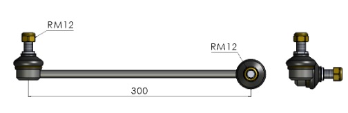 BIELETA HONDA FIT 03/09 // DELANTERA IZQUIERDA