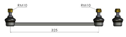 BIELETA HONDA CR-Z 2010/… - NEW FIT 2009/… - CITY 2009/… // DELANTERA 