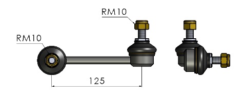 BIELETA HONDA CRV 95/02 // TRASERA DERECHA
