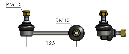 BIELETA HONDA CRV 95/02 // TRASERA IZQUIERDA