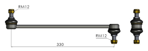 BIELETA PEUGEOT 406 // DELANTERA