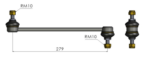 BIELETA RENAULT LAGUNA II 02/… - TRAFIC // DELANTERA