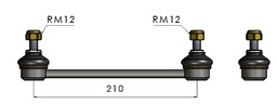 [BL25-57] BIELETA NISSAN FRONTIER D23 2015--&gt;/RENAULT ALASKAN TRASERA